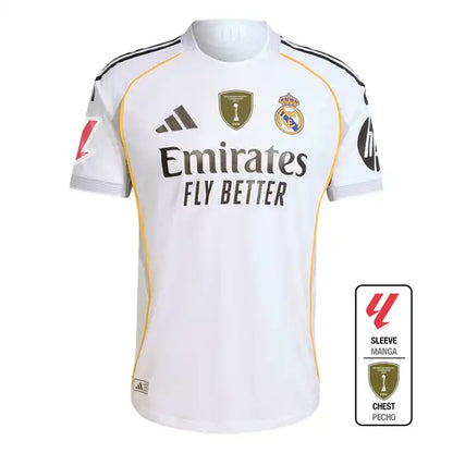 Player Version Real Madrid Home Soccer Jersey 2025/26