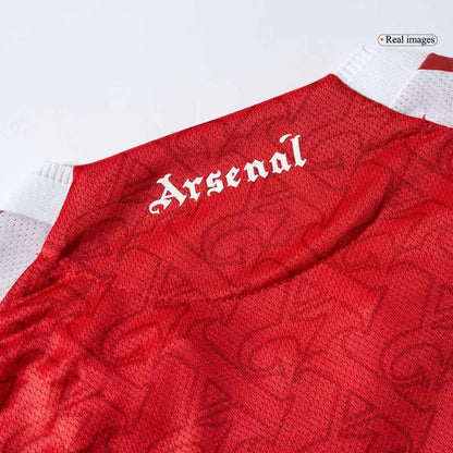 Player Version Arsenal Home Soccer Jersey Kit (Jersey+Shorts+Socks) 2025/26 -Slim Fit