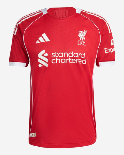 Player Version Liverpool Home Soccer Jersey 2025/26
