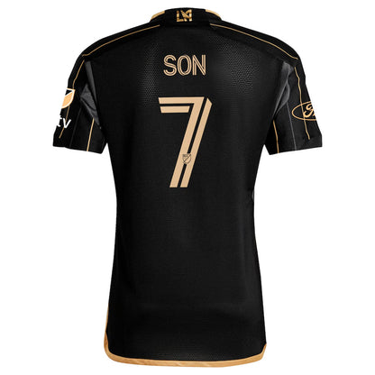 Fan Version Men's LAFC #7 Son Heung-Min Black 2024 Home