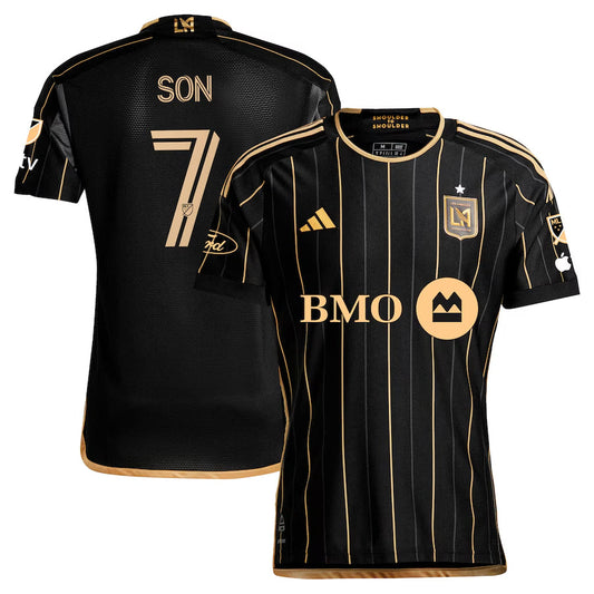 Fan Version Men's LAFC #7 Son Heung-Min Black 2024 Home