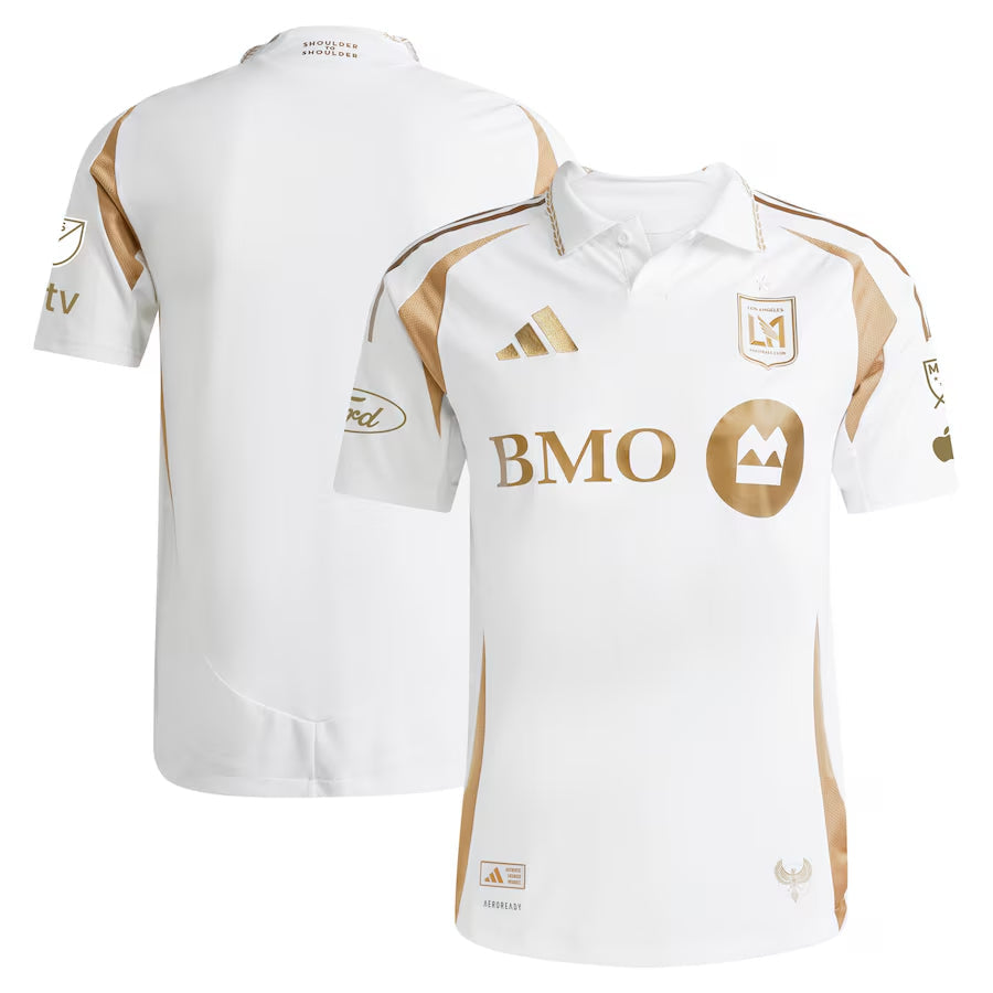 Player Version Men's LAFC White 2025 Away- Slim Fit