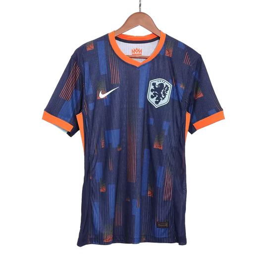 Player Version Netherlands Away Soccer Jersey 2024 EURO - Slim Fit topsoccerjerseys.com