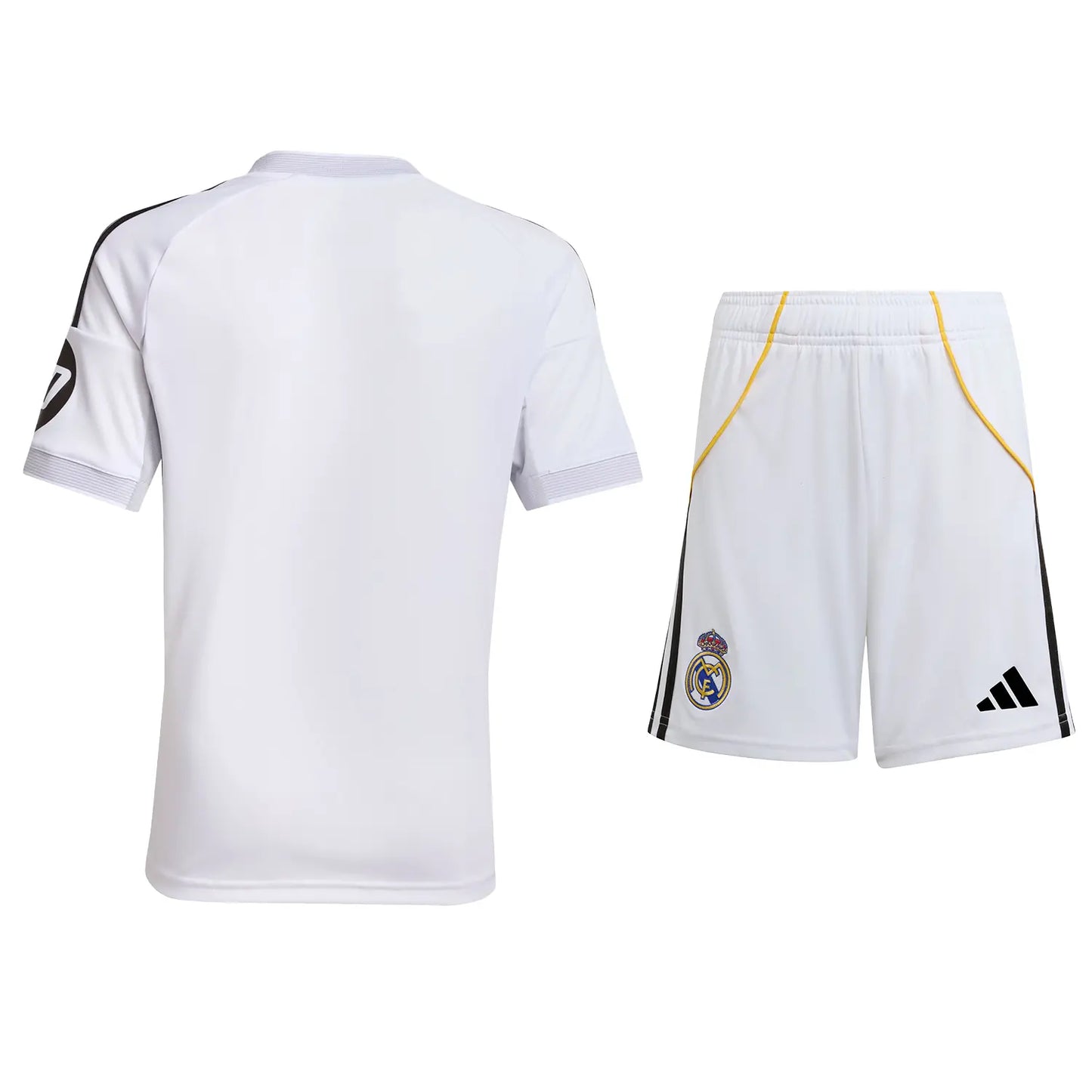 Kid's Real Madrid Home Soccer Jersey Kit(Jersey+Shorts+Socks) 2025/26