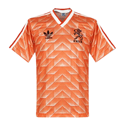 Retro Netherlands Home Soccer Jersey 1988 topsoccerjerseys.com
