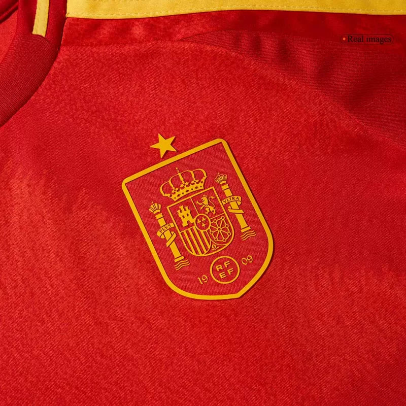 Kid's Spain Home Soccer Jersey Kit(Jersey+Shorts) 2024/25
