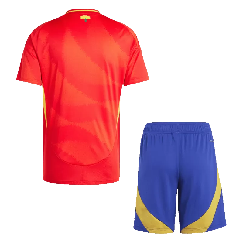 Spain Home Soccer Jersey Kit(Jersey+Shorts) 2024/25
