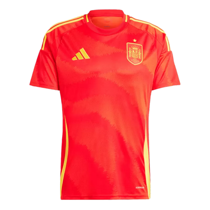 Spain Home Soccer Jersey Kit(Jersey+Shorts+Socks) 2024/25
