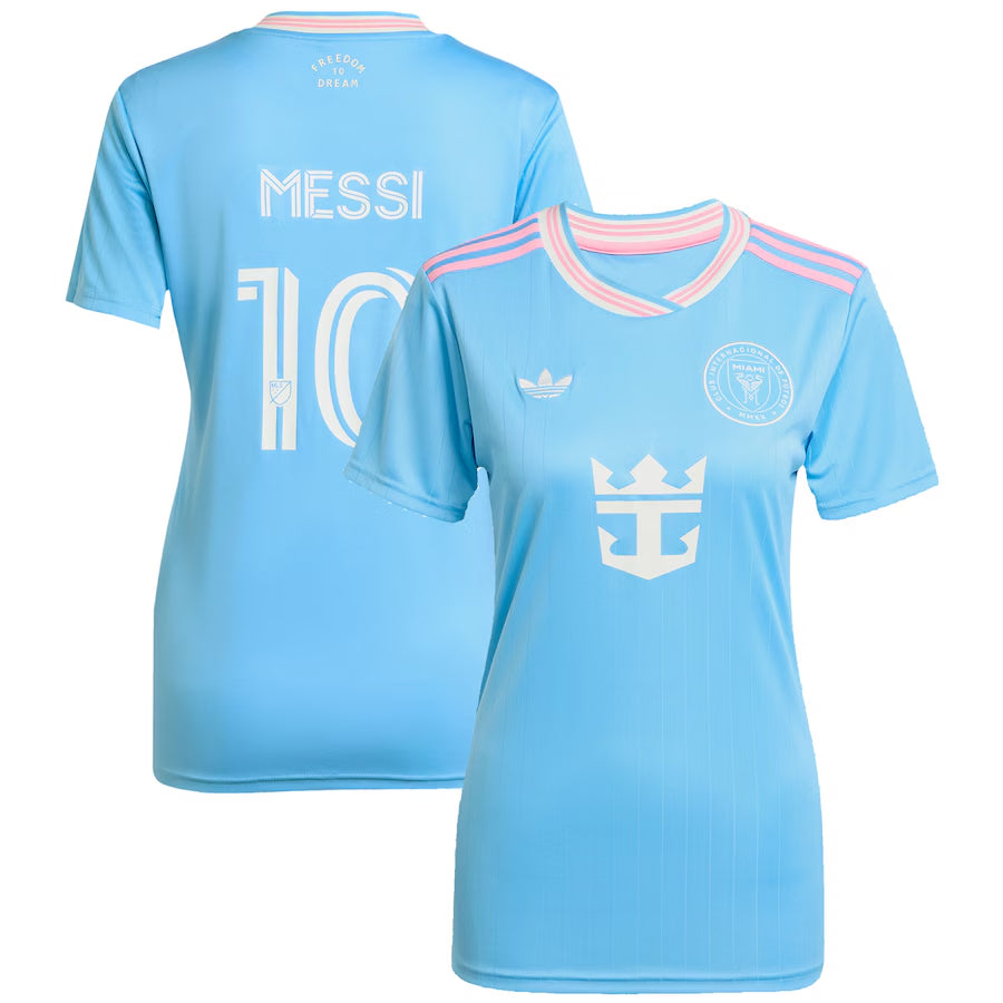 Women's Inter Miami CF Messi #10 Third Away Soccer Jersey 2025