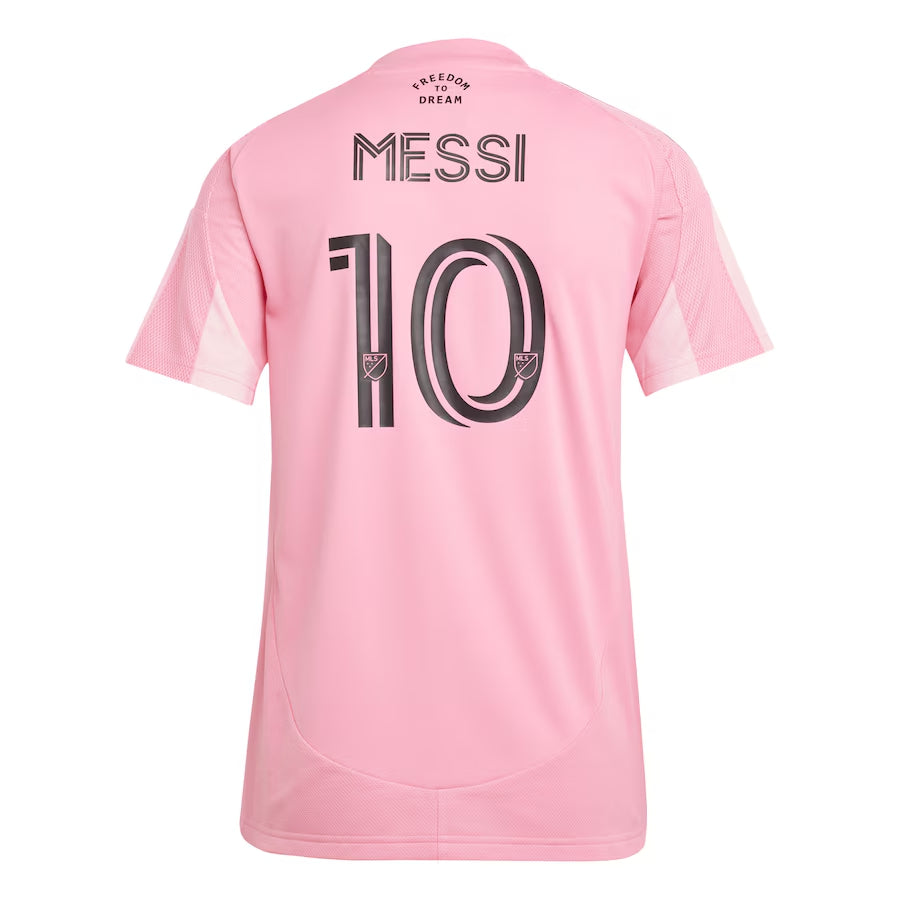 Women's Messi #10 Inter Miami CF Home Soccer Jersey 2025