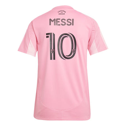 Women's Messi #10 Inter Miami CF Home Soccer Jersey 2025