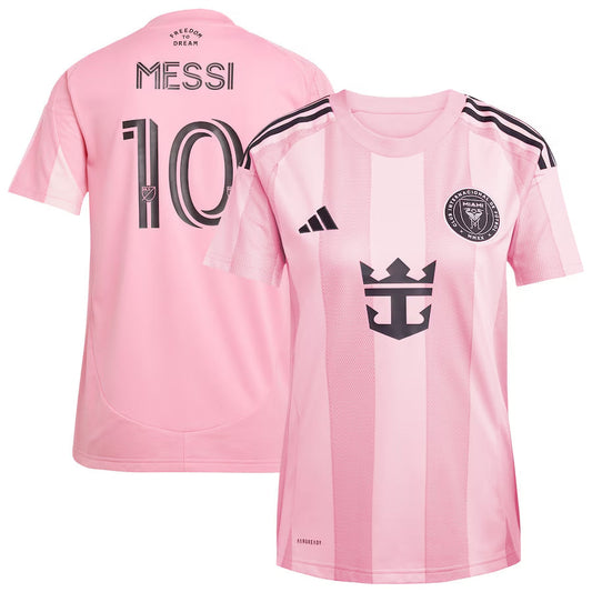 Women's Messi #10 Inter Miami CF Home Soccer Jersey 2025