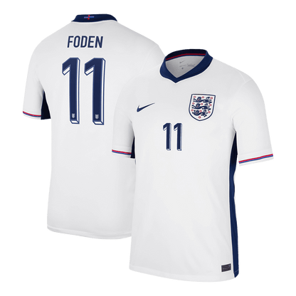 FODEN #11 England Home  Soccer Jersey Euro 2024 Top Soccer Jerseys Store