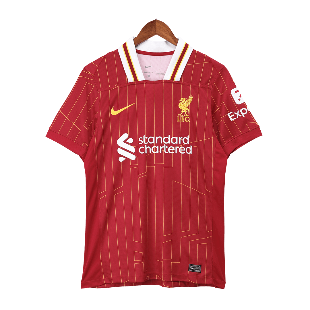 Luis Díaz #7 Liverpool Home  Soccer Jersey 2024/25 Top Soccer Jerseys Store