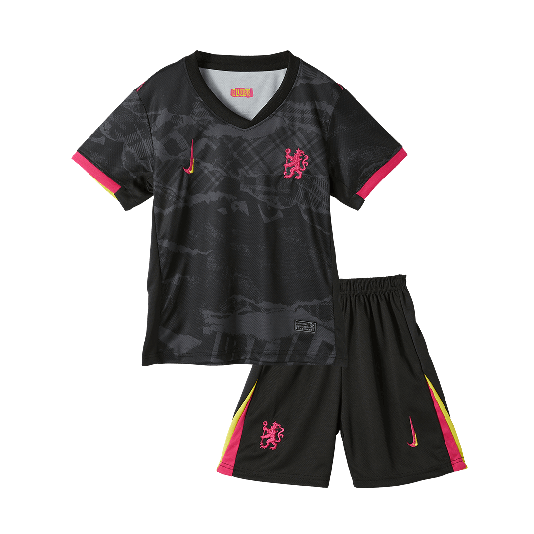 Kid's Chelsea Third Away  Soccer Jersey Kit(Jersey+Shorts) 2024/25 Top Soccer Jerseys Store