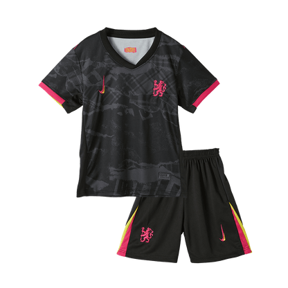 Kid's Chelsea Third Away  Soccer Jersey Kit(Jersey+Shorts) 2024/25 Top Soccer Jerseys Store
