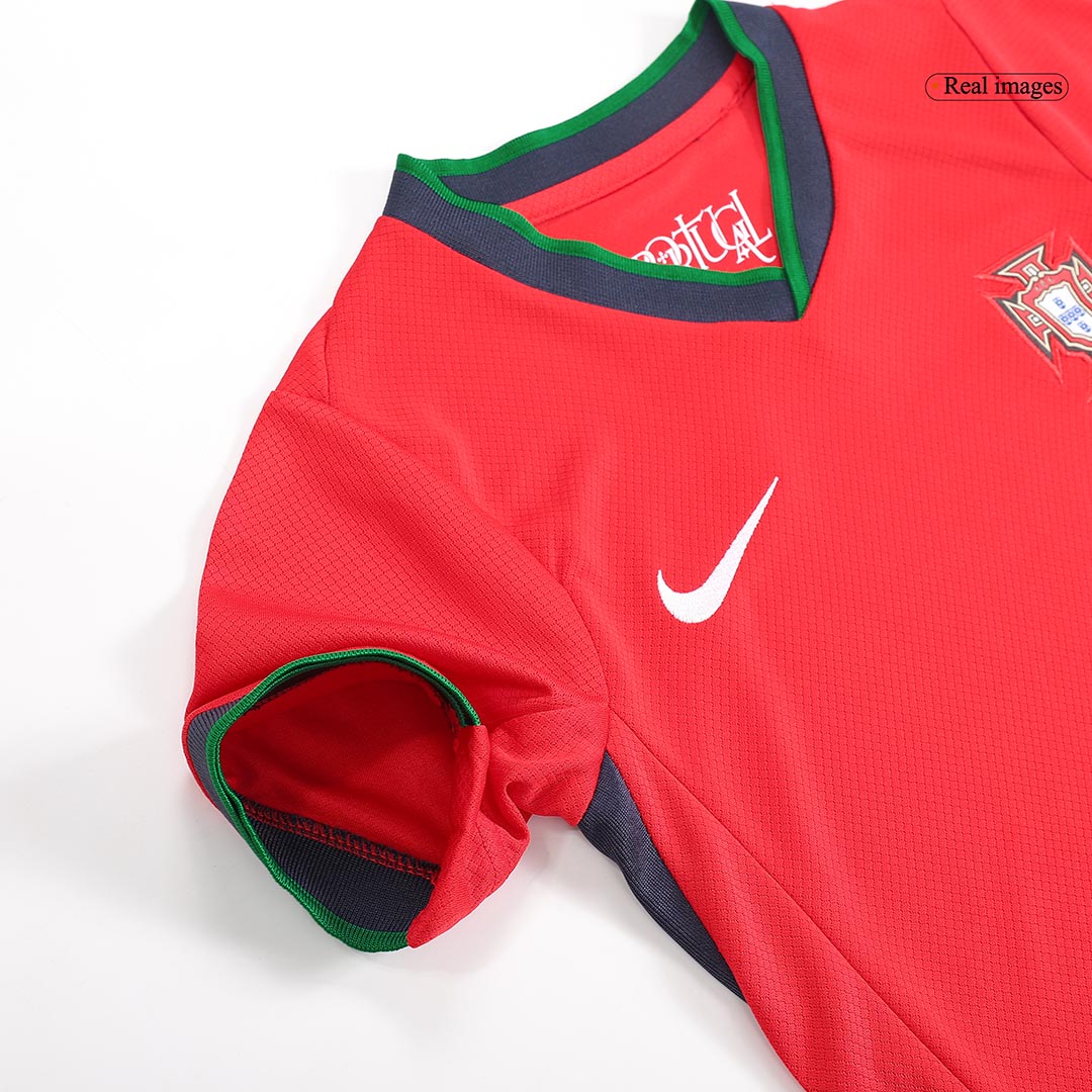 Kid's Portugal Home Jerseys Full Kit Euro 2024