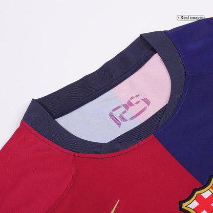F.DE JONG #21 Barcelona Home  Soccer Jersey 2024/25- Spotify Logo Without Text Top Soccer Jerseys Store