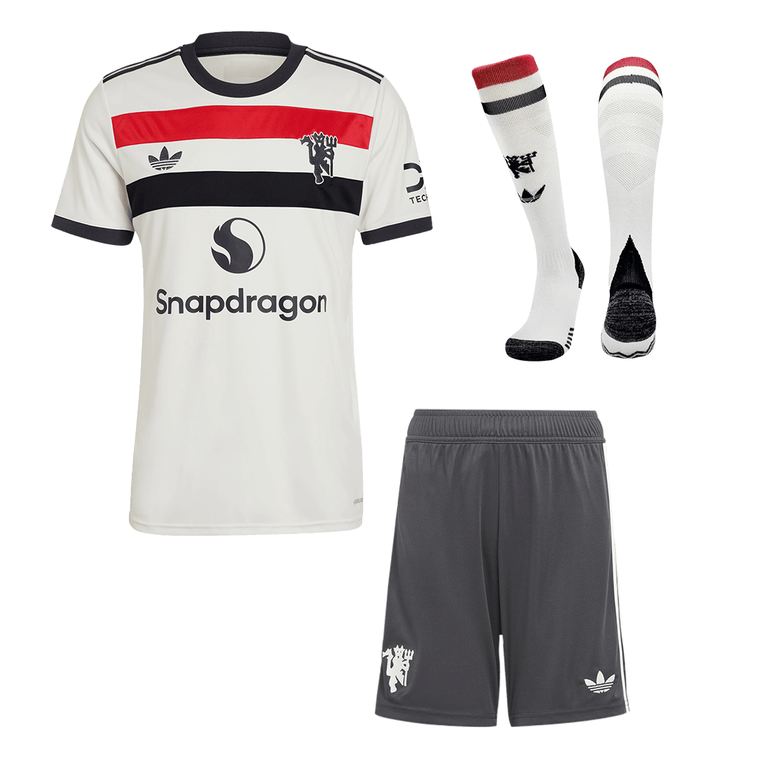 Manchester United Third Away  Soccer Jersey Kit(Jersey+Shorts+Socks) 2024/25 Top Soccer Jerseys Store