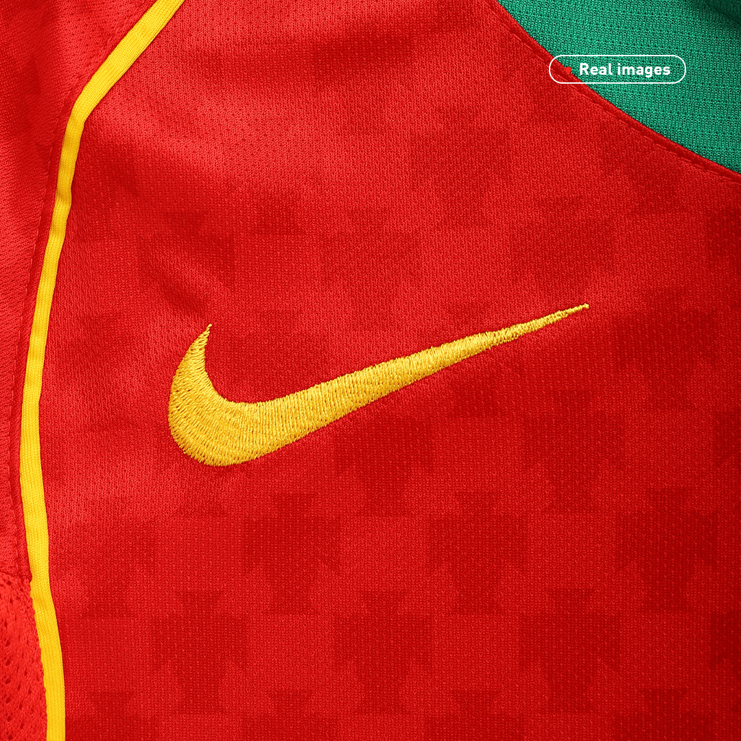 Portugal Home Retro Soccer Jersey 2004 - Euro Final
