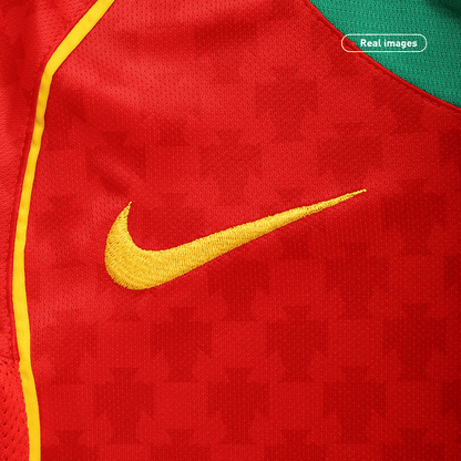 Portugal Home Retro Soccer Jersey 2004 - Euro Final