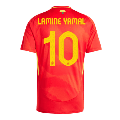LAMINE YAMAL #10 Spain Home  Soccer Jersey Euro 2024 Top Soccer Jerseys Store