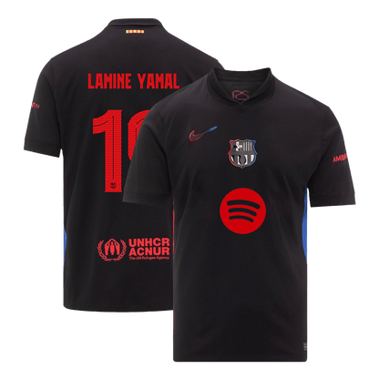LAMINE YAMAL #19 Barcelona Away  Soccer Jersey 2024/25 - UCL (Spotify Logo Without Text) Top Soccer Jerseys Store