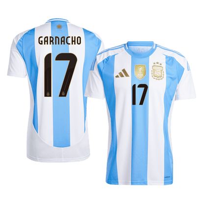 GARNACHO #17 Argentina Home  Soccer Jersey 2024 Top Soccer Jerseys Store