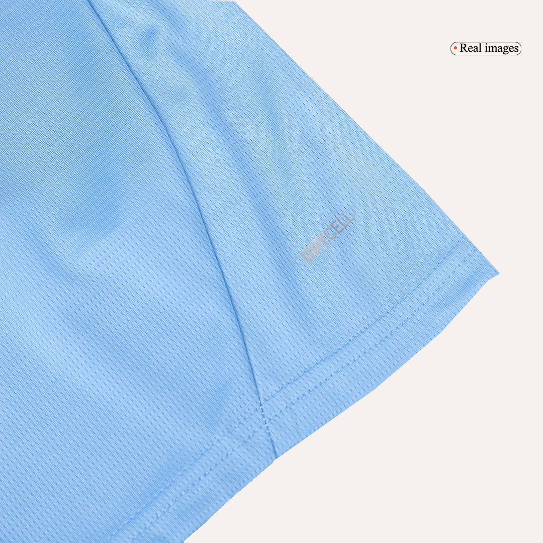 Kid's Manchester City Home  Soccer Jersey Kit(Jersey+Shorts) 2024/25 Top Soccer Jerseys Store