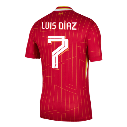 Luis Díaz #7 Liverpool Home  Soccer Jersey 2024/25 - UCL Top Soccer Jerseys Store