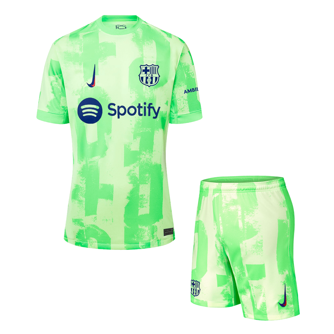 Barcelona Third Away  Soccer Jersey Kit(Jersey+Shorts) 2024/25 Top Soccer Jerseys Store