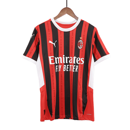 Player Version GIMENEZ #7 AC Milan Home  Soccer Jersey 2024/25 Top Soccer Jerseys Store