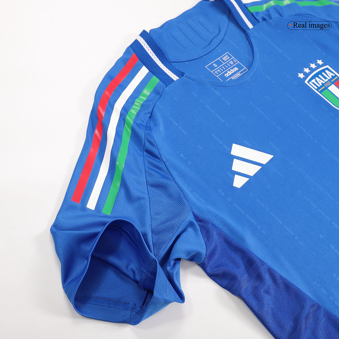 Player Version CHIESA #14 Italy Home  Soccer Jersey Euro 2024 Top Soccer Jerseys Store