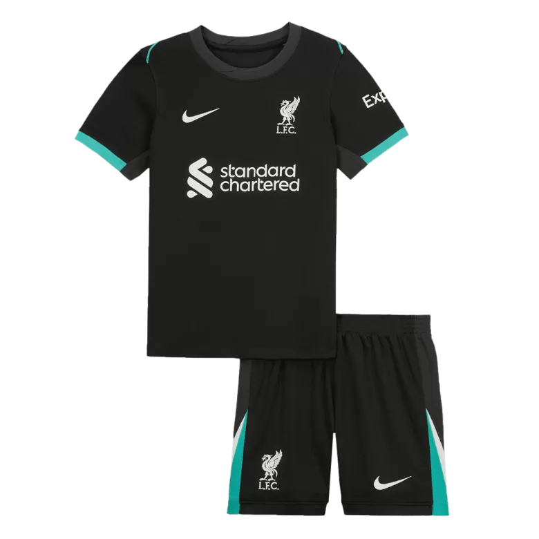 Kid's Liverpool Away  Soccer Jersey Kit(Jersey+Shorts) 2024/25