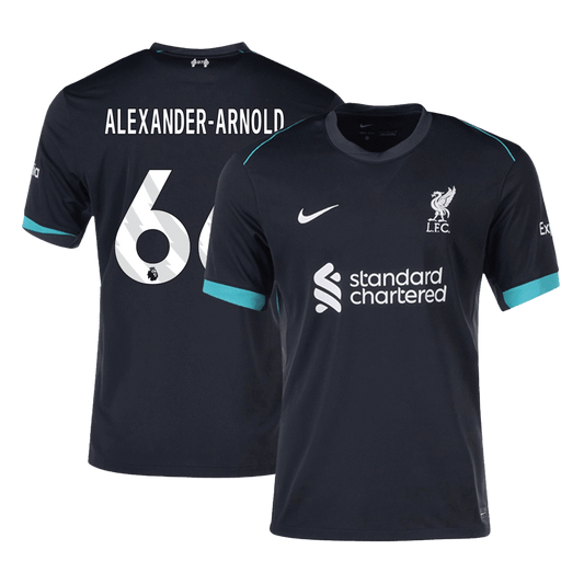 ALEXANDER-ARNOLD #66 Liverpool Away  Soccer Jersey 2024/25 Top Soccer Jerseys Store