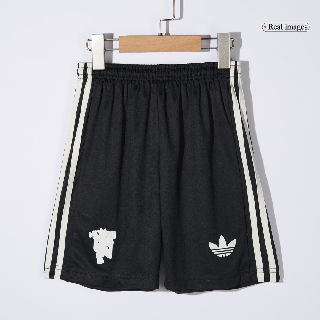 Kid's Manchester United Third Away  Soccer Jersey Kit(Jersey+Shorts) 2024/25 Top Soccer Jerseys Store