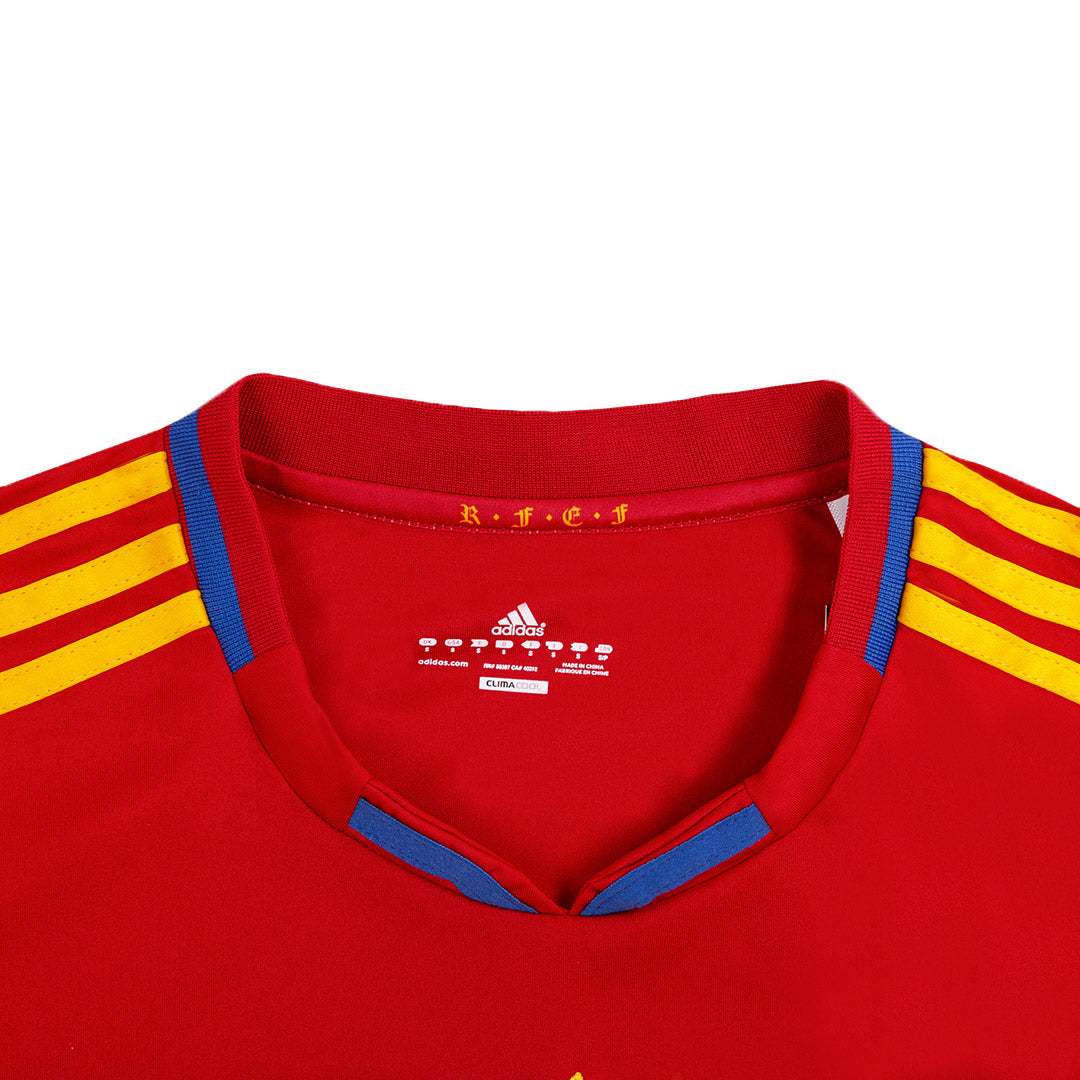 Retro A. INIESTA #6 2010 Spain Home  Soccer Jersey Top Soccer Jerseys Store