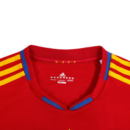Retro XAVI #8 2010 Spain Home  Soccer Jersey Top Soccer Jerseys Store