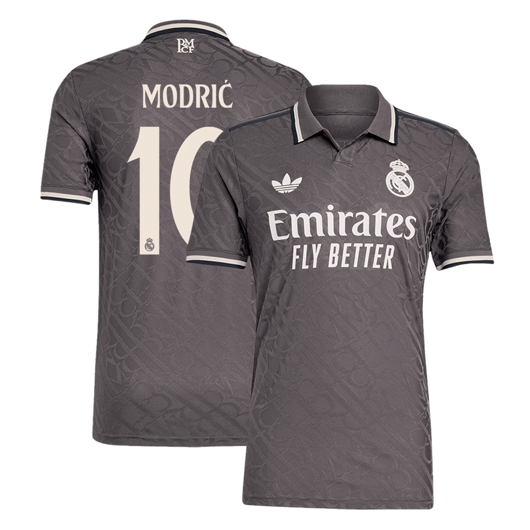 Player Version MODRI? #10 Real Madrid Third Away  Soccer Jersey 2024/25 Top Soccer Jerseys Store