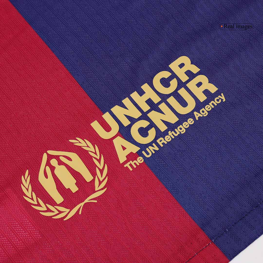 Player Version Barcelona Home  Soccer Jersey 2024/25 - 125th Anniversary Top Soccer Jerseys Store