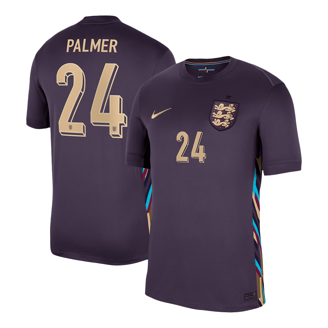 PALMER #24 England Away  Soccer Jersey Euro 2024 Top Soccer Jerseys Store