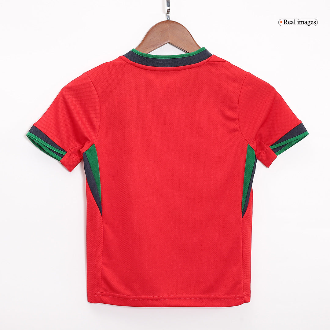 Kid's Portugal Home Jerseys Full Kit Euro 2024