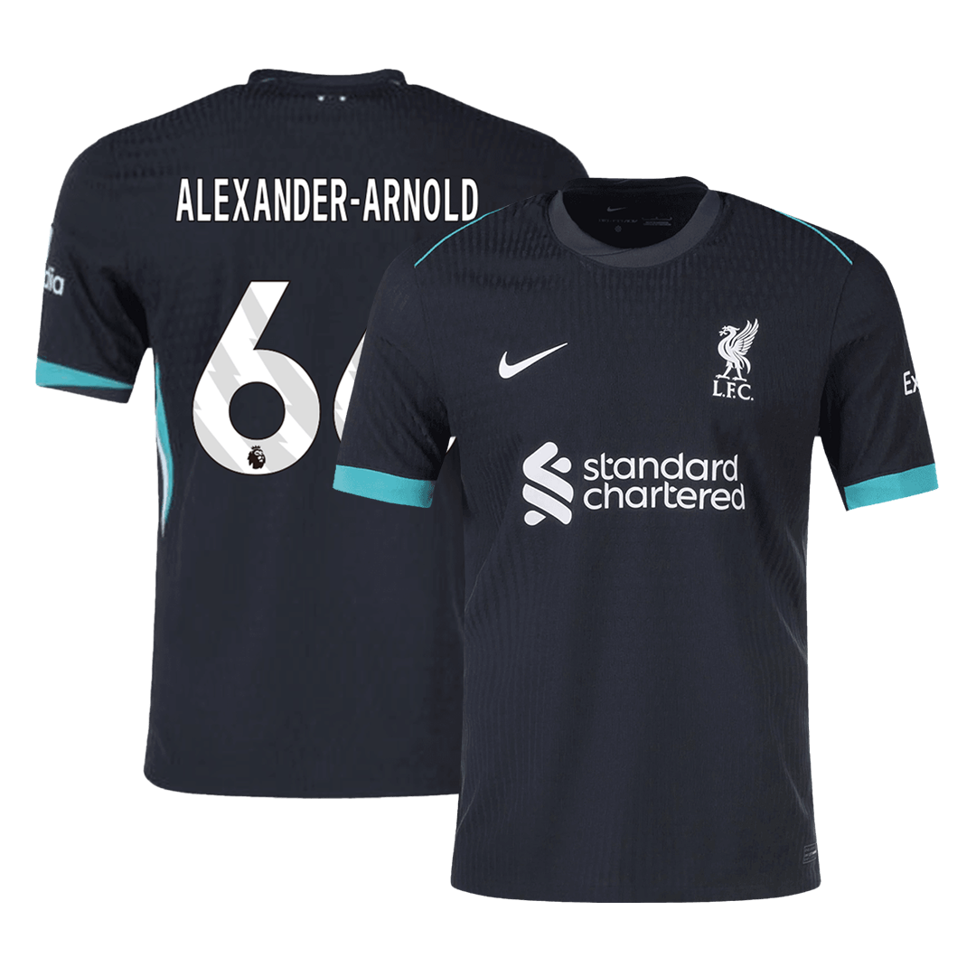 Player Version ALEXANDER-ARNOLD #66 Liverpool Away  Soccer Jersey 2024/25 Top Soccer Jerseys Store