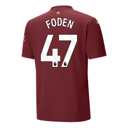FODEN #47 Manchester City Third Away  Soccer Jersey 2024/25 Top Soccer Jerseys Store