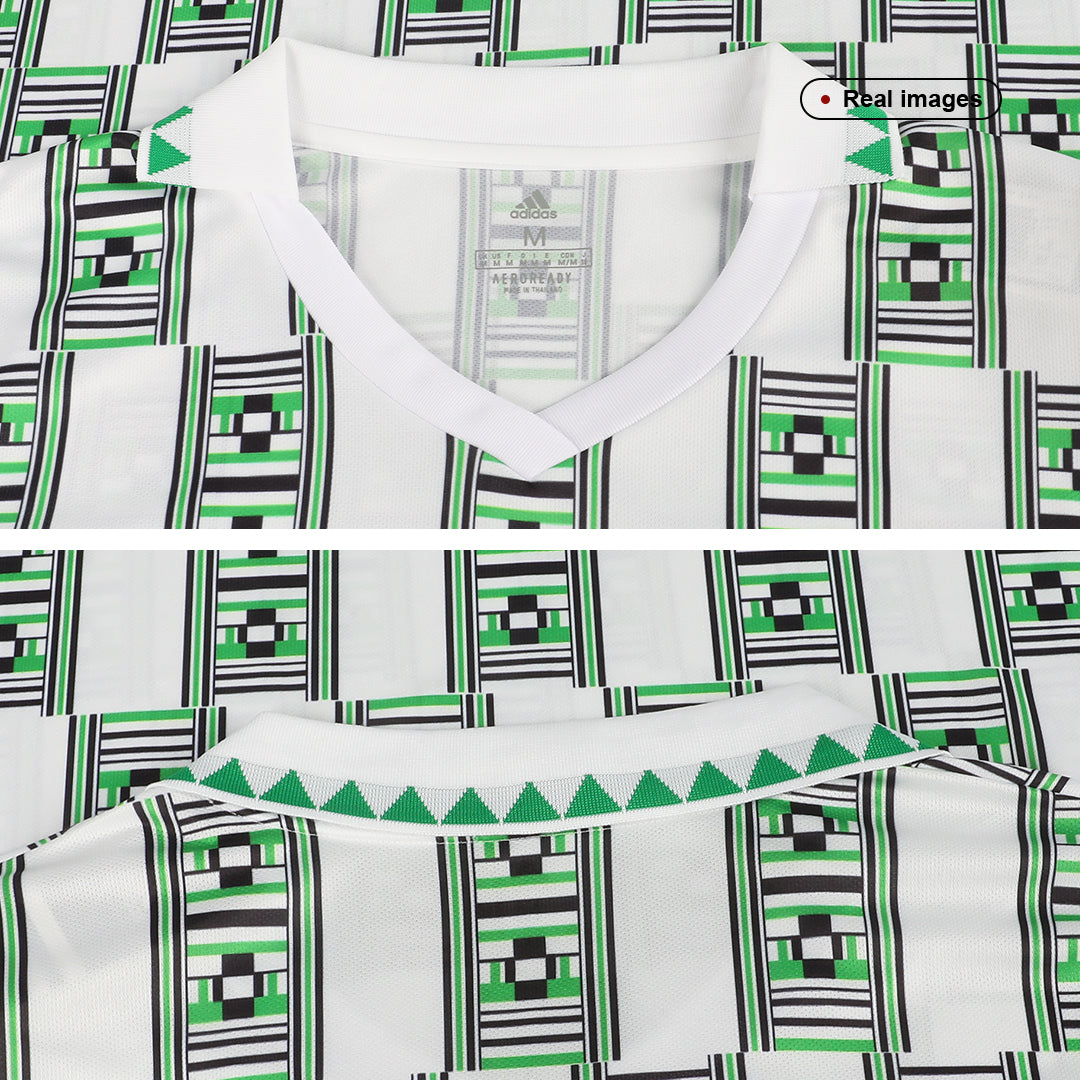 Retro 1994 Nigeria Away Soccer Jersey topsoccerjerseys.com