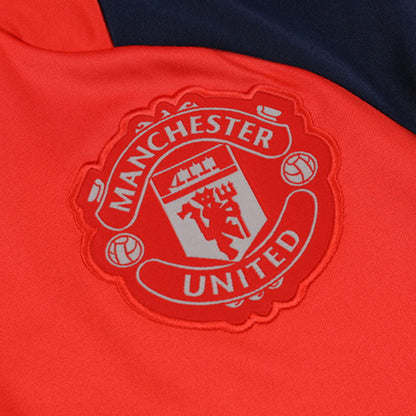 Manchester United Zipper Sweatshirt Kit(Top+Pants) 2024/25 Top Soccer Jerseys Store