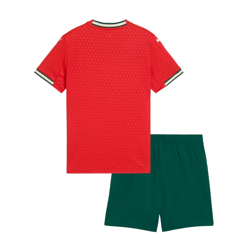 Portugal Home Soccer Jerseys Kids Kit 2025