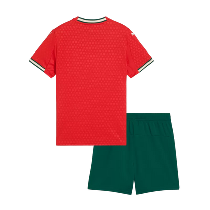 Portugal Home Soccer Jerseys Kids Kit 2025
