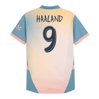 Player Version HAALAND #9 Manchester City Fourth Away  Soccer Jersey 2024/25- Definitely City (UCL) Top Soccer Jerseys Store