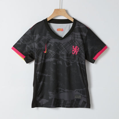 Kid's Chelsea Third Away  Soccer Jersey Kit(Jersey+Shorts) 2024/25 Top Soccer Jerseys Store